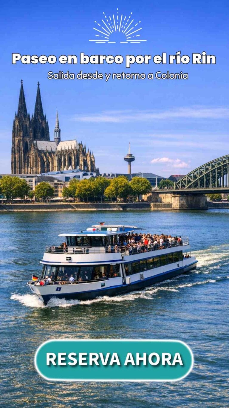 paseo barco colonia rio rin